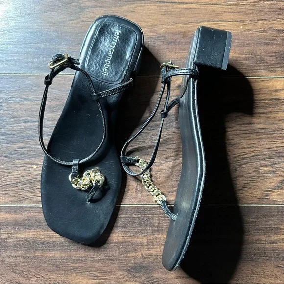 Jeffrey Campbell Chain Heeled Sandals - Picture 3 of 8